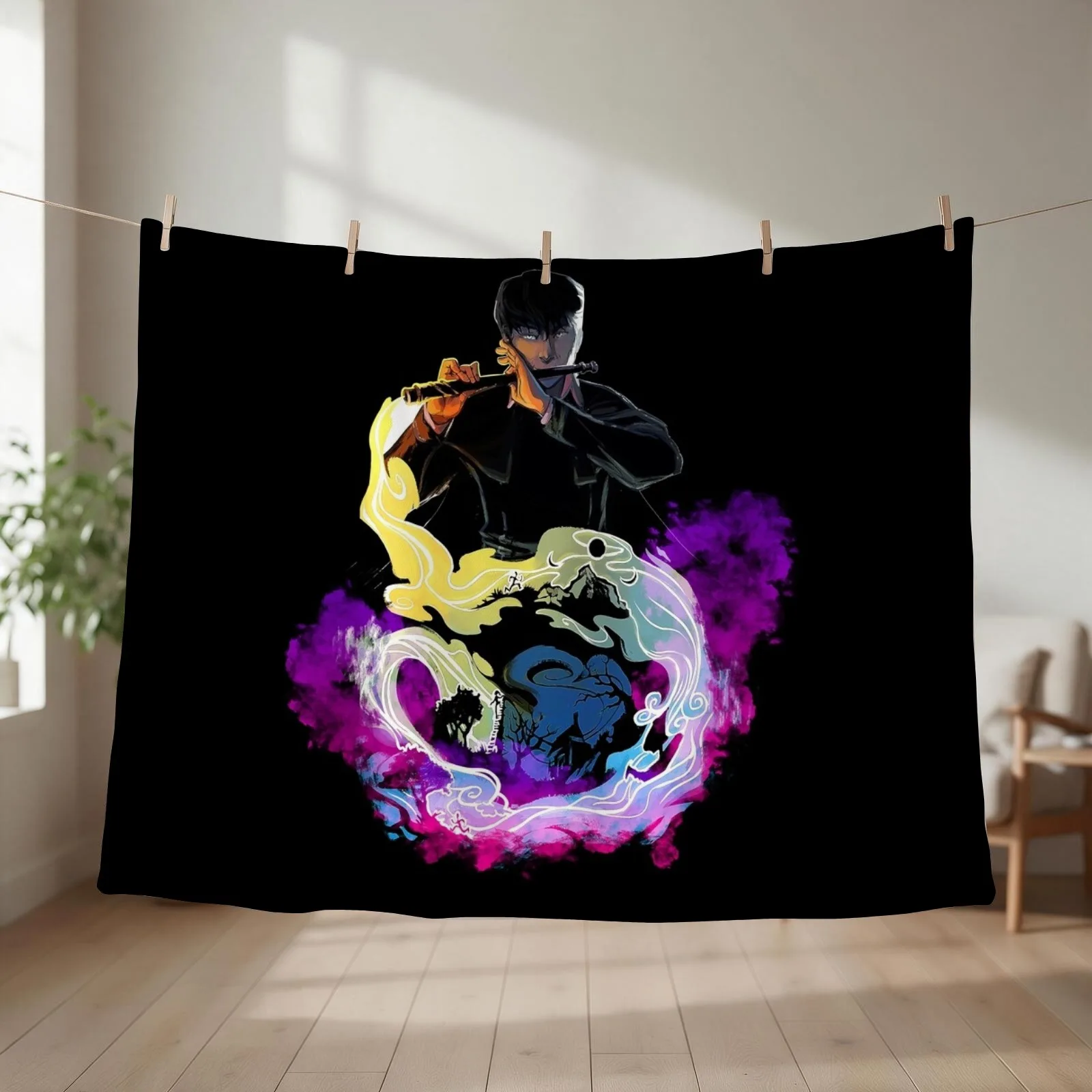Stormlight Archive Art Tshirt Throw Blanket couch cozy soft plush fuzzy picnic outdoor blanket