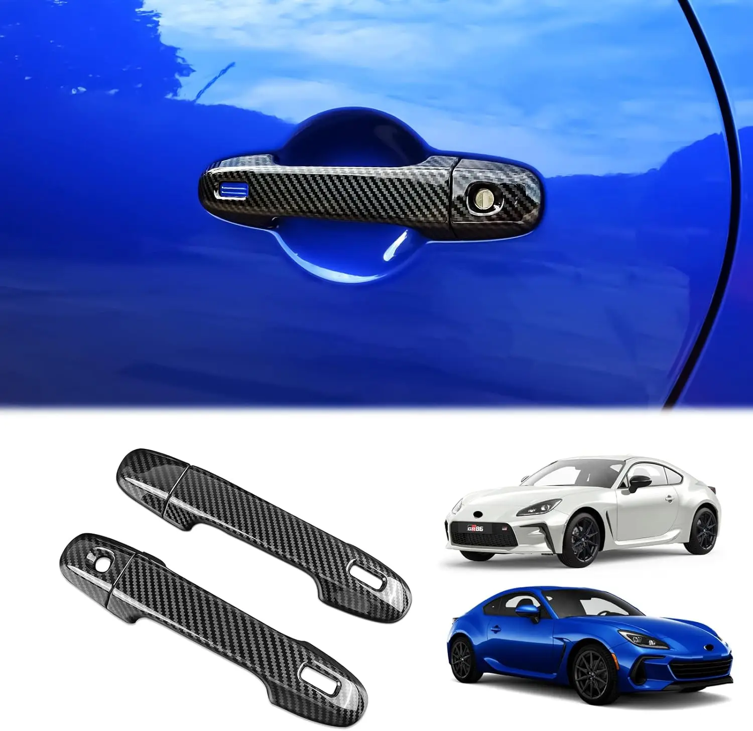 

Наклейка на дверную ручку из АБС-пластика для Toyota GR86 Subaru BRZ 2021 2022 2023 2024 2025 Crosstrek 2024-2025