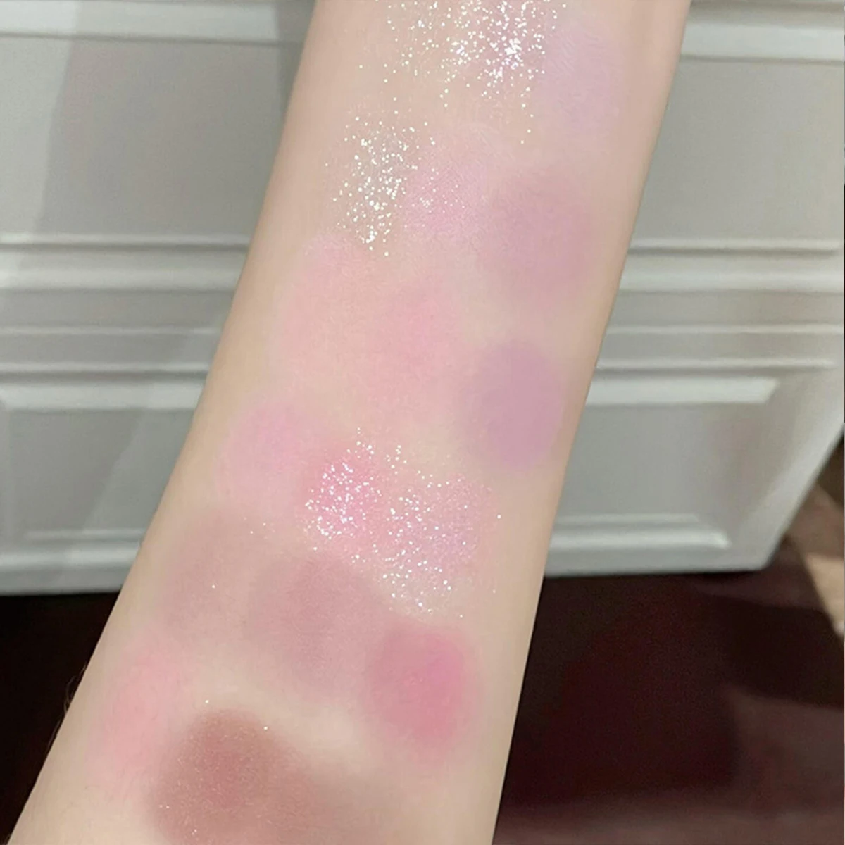 Paleta de sombras de ojos de 18 colores, sombras de ojos con purpurina nacarada, paleta de sombra de ojos brillante, maquillaje Pigmentos cosméticos