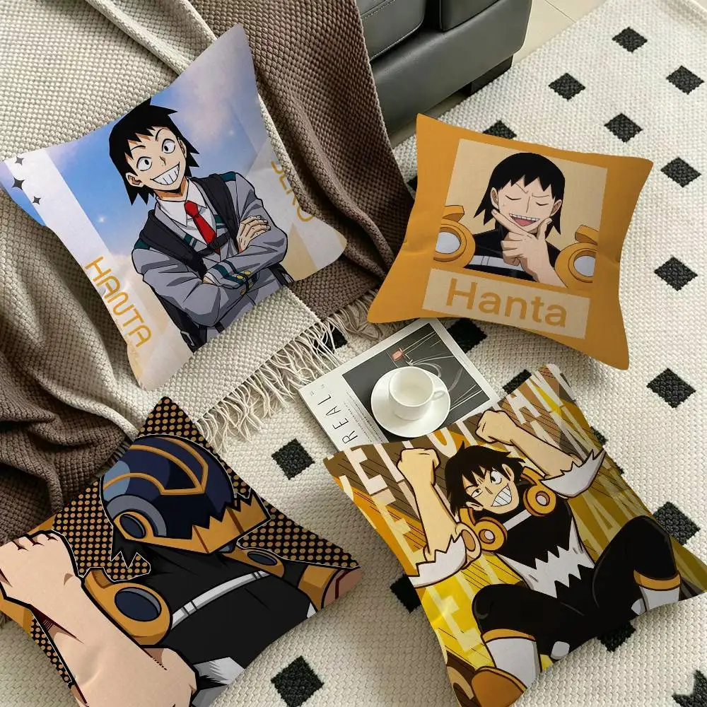 Cartoon Character Hanta Sero Various  Trendy-style decorative throw pillow cover insert not included fauxembroidery design