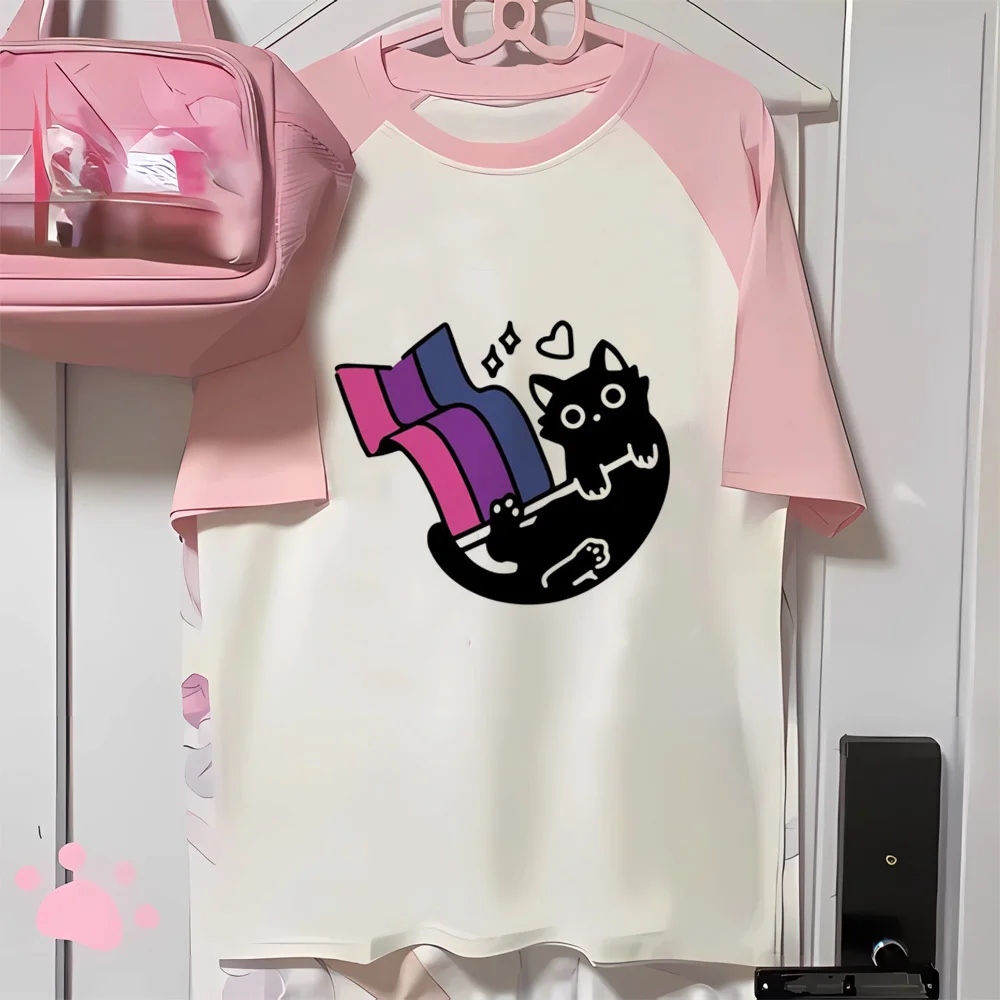 Bisexual top women casual wear modern style graphic tee Tee female harajuku y2k clothes