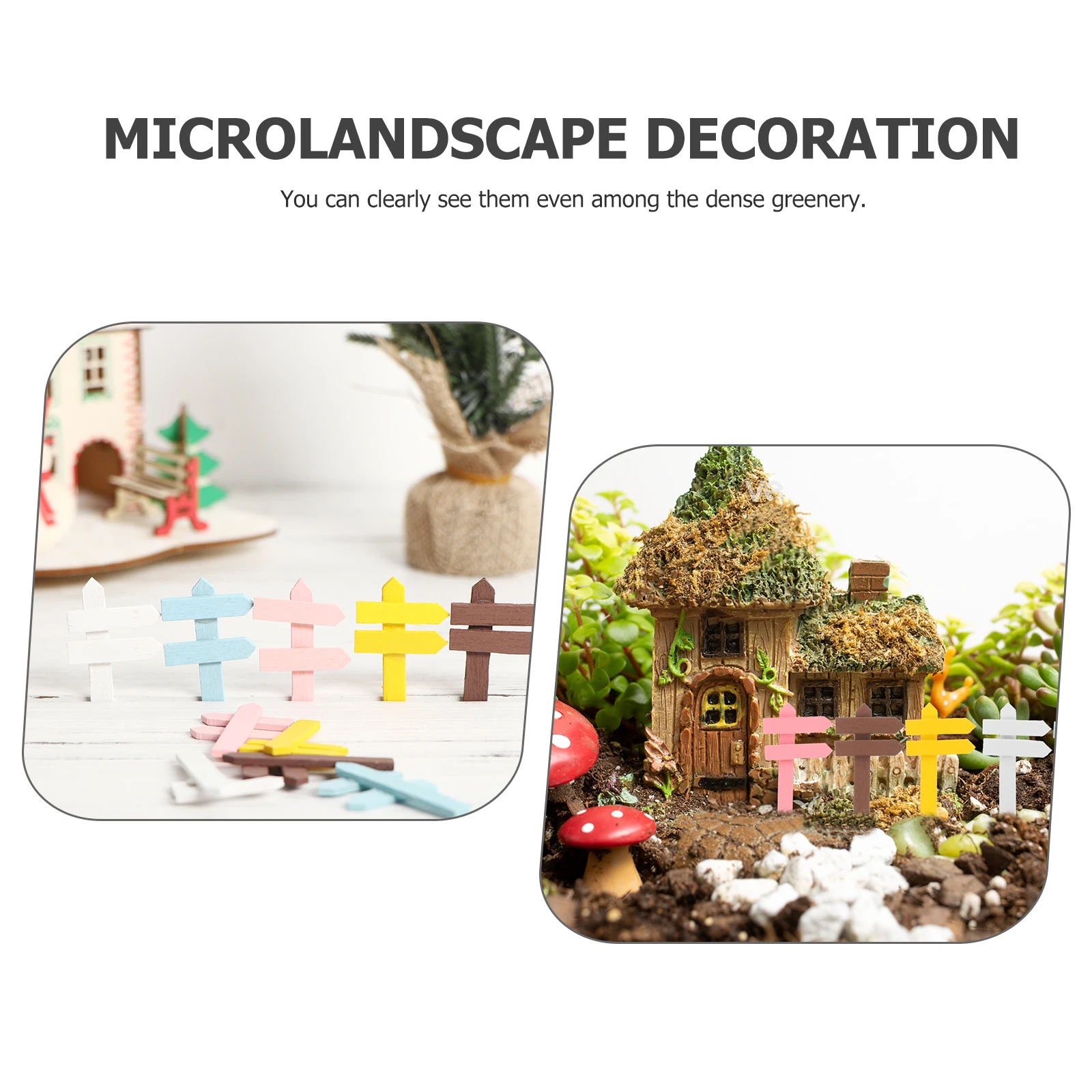 

10 pcs Wooden Plant Labels Mini Road Sign For Garden Nursery Seedling Marker Diy Signs Outdoor Labeling Tool Plaque Ornaments