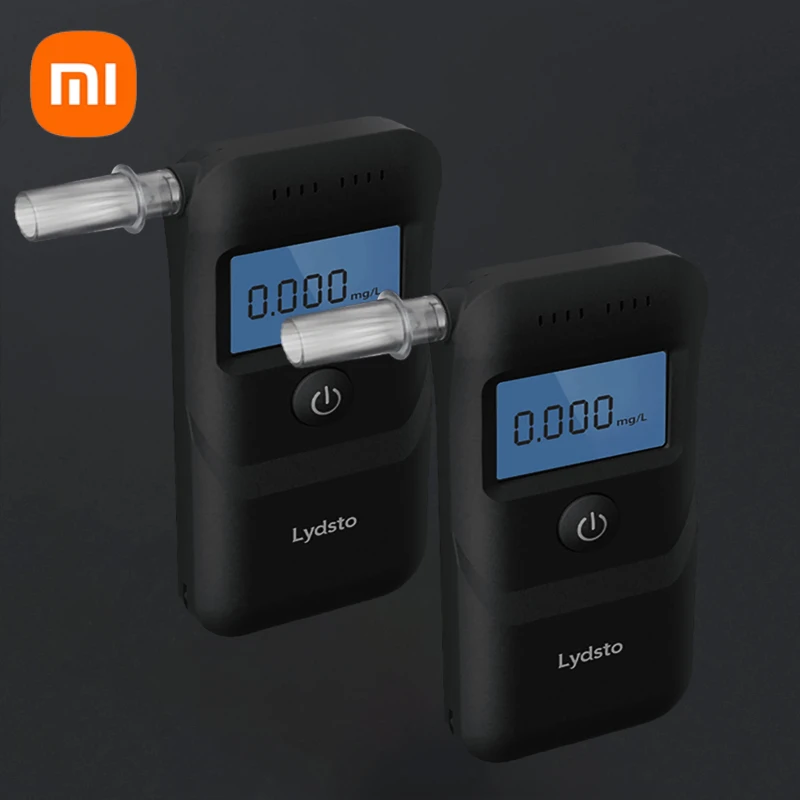 Xiaomi Lydsto-probador de Alcohol Digital, Detector de Alcohol profesional, alcoholímetro para exteriores, alcoholímetro de policía, pantalla Digital LCD