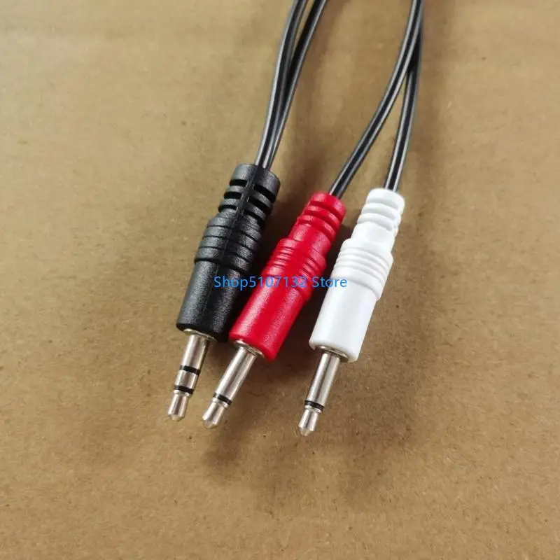 87HD Copper Cores 3.5mm Stereo Splitter Cable For Enhances Audios Experience 150cm