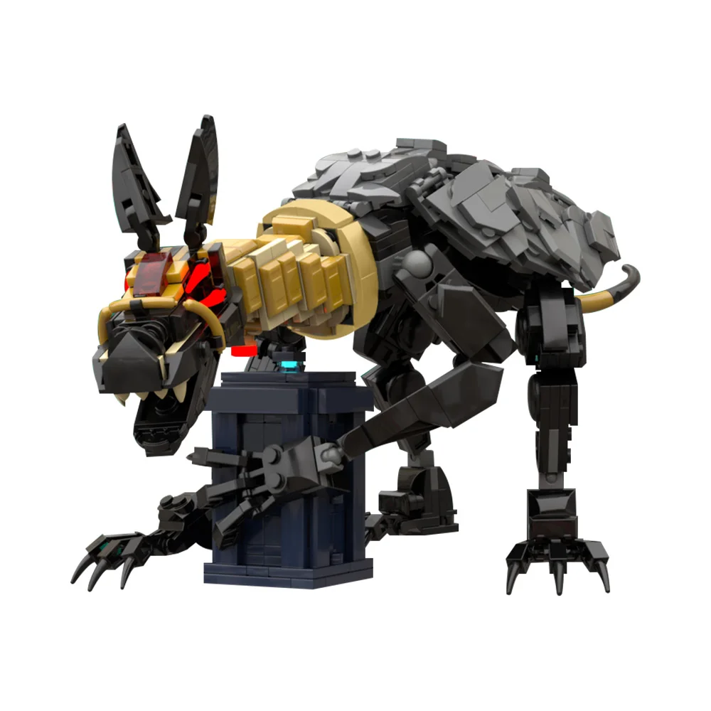 MOC MAD STOMP XT BEE-STUNG Mecha Model Building Blocks Armored Core Series Engineer Action Mecha Robot Brick Toy Adult Gift