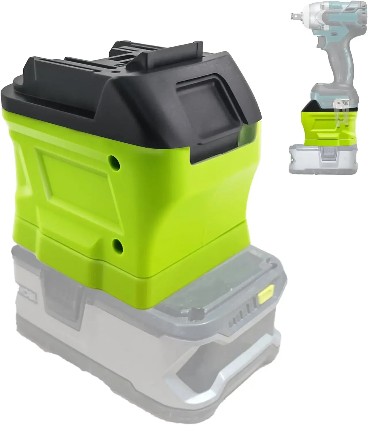 Conversor de Adaptador de Bateria para Ryobi Furadeira Elétrica Bateria Li-ion para Makita 18v Li-ion bl Série