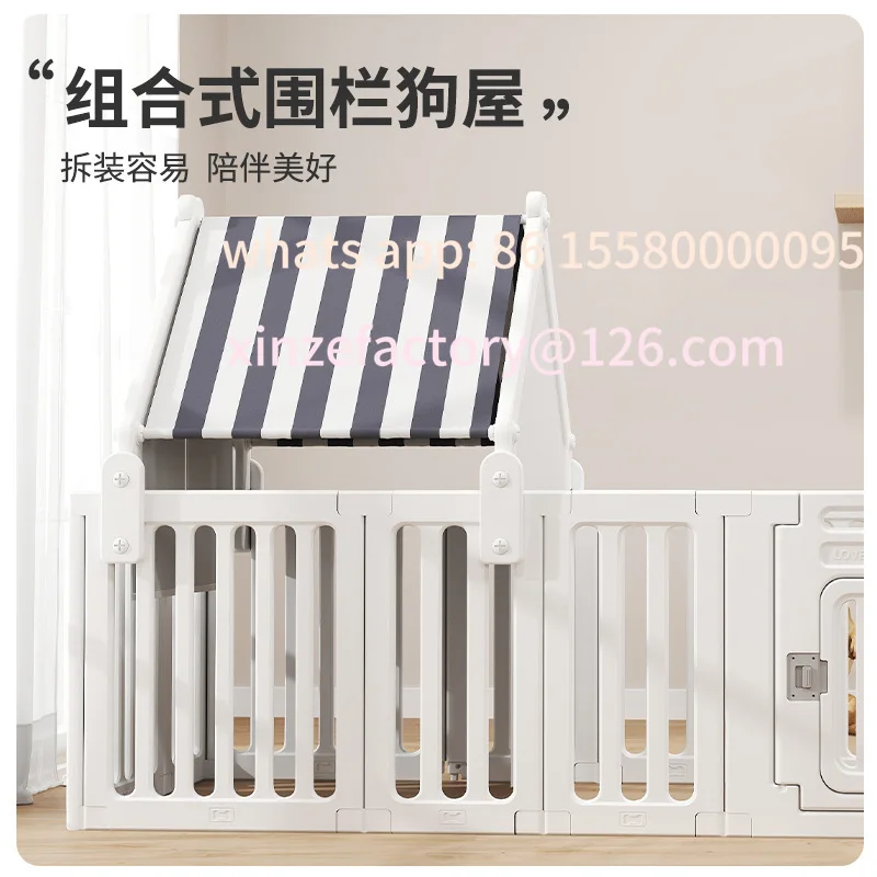 Customizable Dog House Fenced Indoor