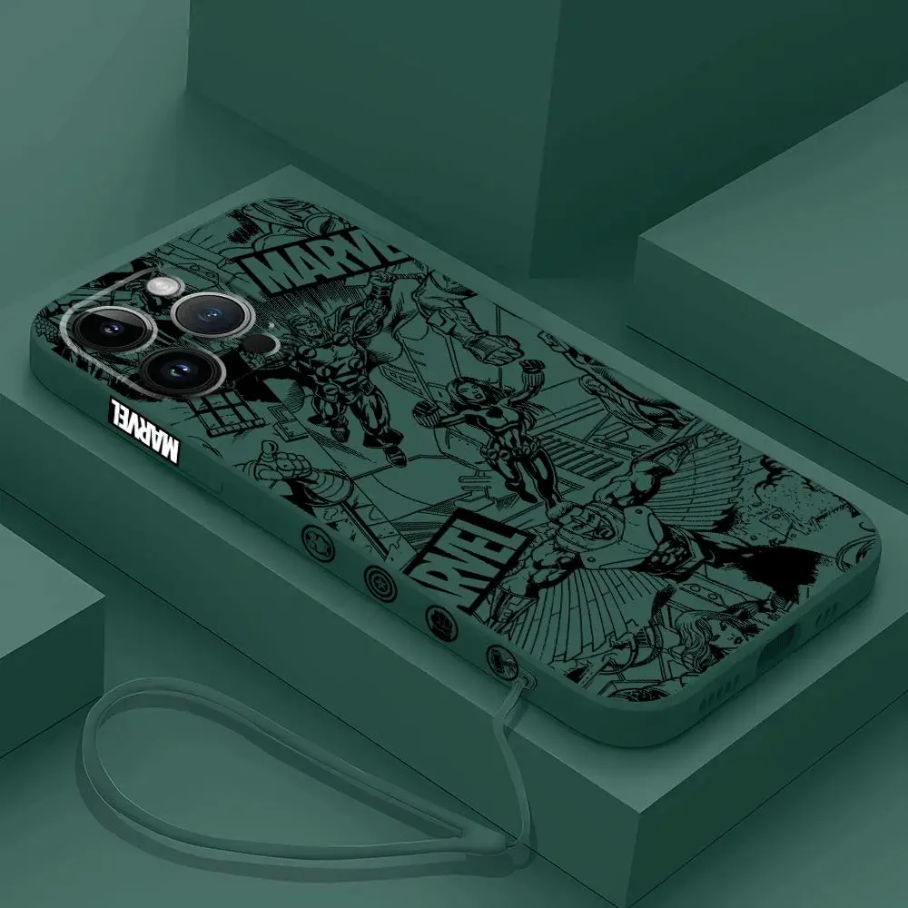 جراب هاتف أفينجرز بشعار مارفل ، أيفون 13 برو ماكس ، 15 ، 7 ، 8 بلس ، 11 برو ، إكس إس ماكس ، 14 بلس ، إكس آر ، إكس ، 12 ميني ، شفاف #6