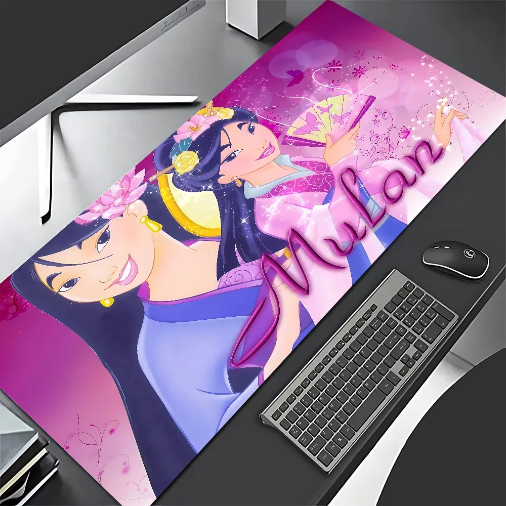 لوحة ماوس ديزني برينسيس مولان وصلت حديثًا لوحة ماوس ألعاب كبيرة مقاس L XL XXL لحصيرة لوحات المفاتيح #2