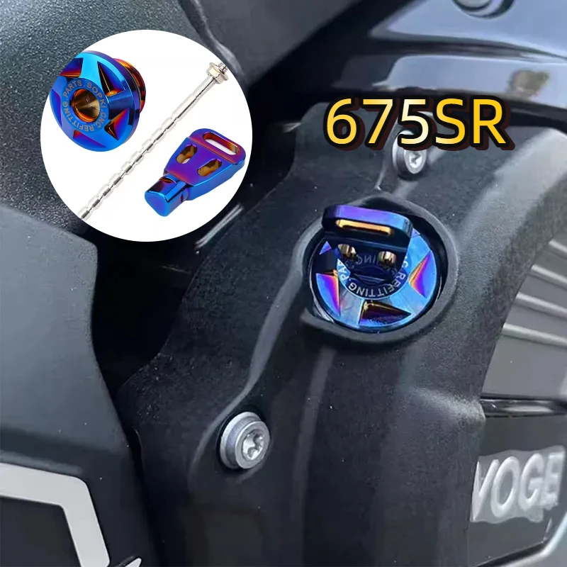 

FIT FOR CFMOTO 675SR NK 450SR 450CLC MT 250SR Motorcycles Anti theft Engine Oil Filler Cap Cover Accessories