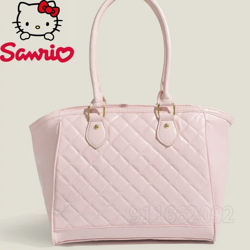 Sanrio Hello Kitty Women's Handbag Luxury Brand Fashion Women's Shoulder Bag Cartoon Women's Bag Large Capacity High Quality