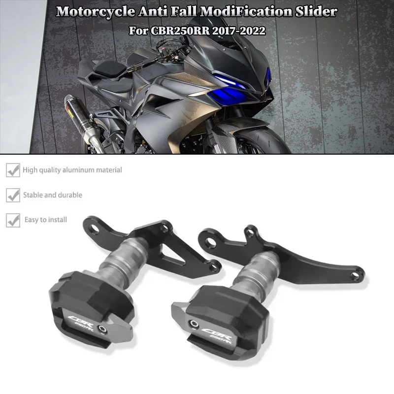 

Motorcycle Falling Protection Frame Slider Fairing Guard Crash Protector For HONDA CBR250RR 2017-2022 CBR 250RR