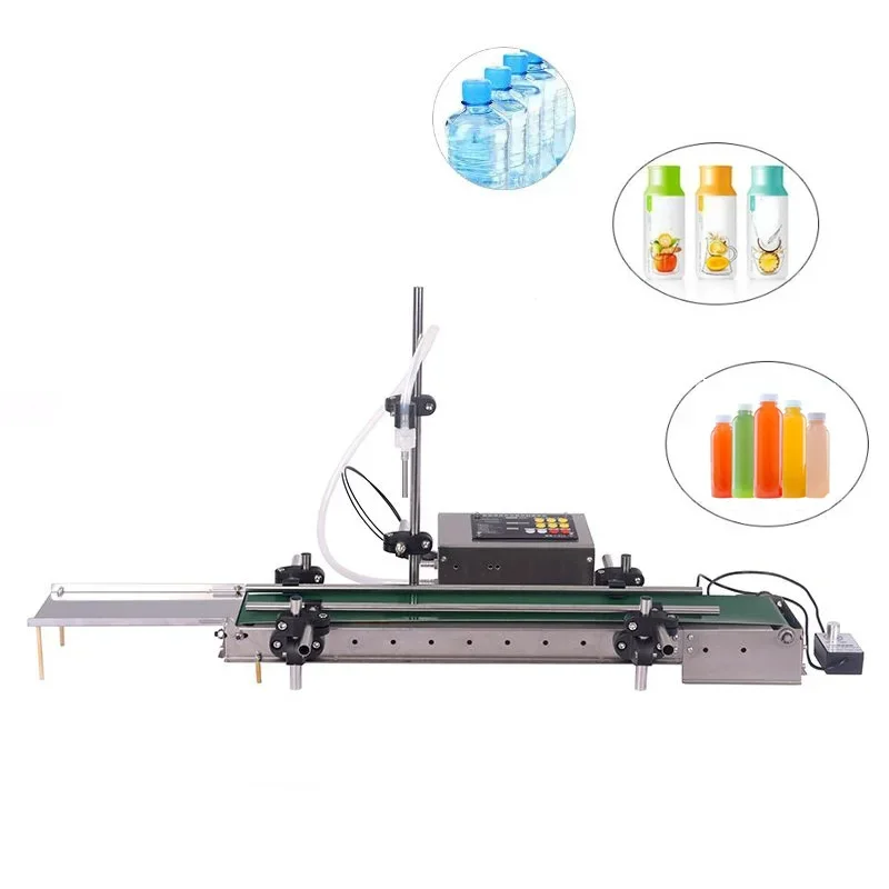 Automatic Conveyor Belt Single Head Liquid Filling Machine High Precision Large Amount Small Bottle Filling Machine