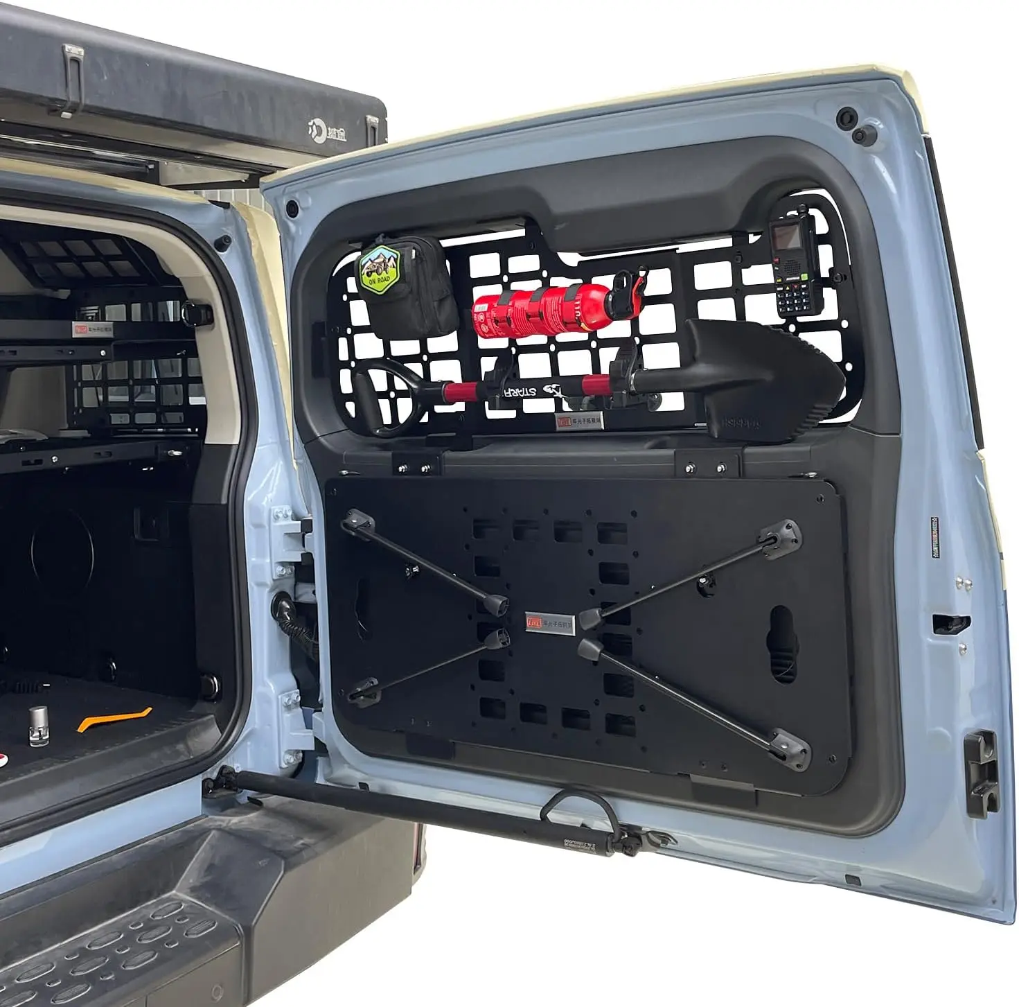 

Tail Window Organizer Tactical Molle Panel CGZ Tailgate Storage Rack Foldable Table For GWM Tank 300 2020-2025