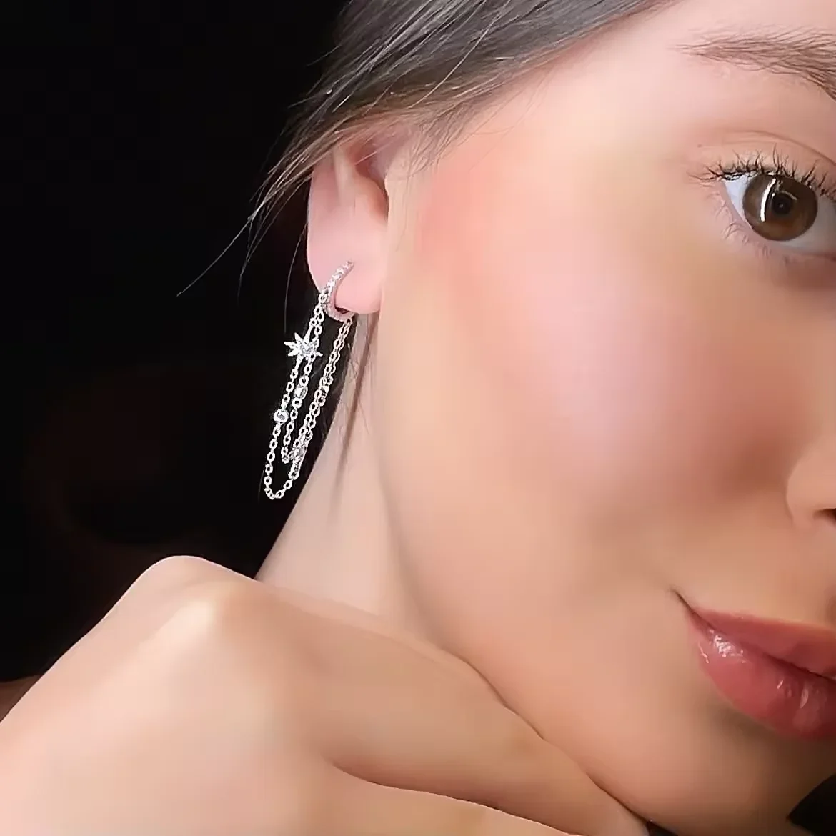 Thumbnail 4 - #34 Dangle Chain Earrings Comparison Guide