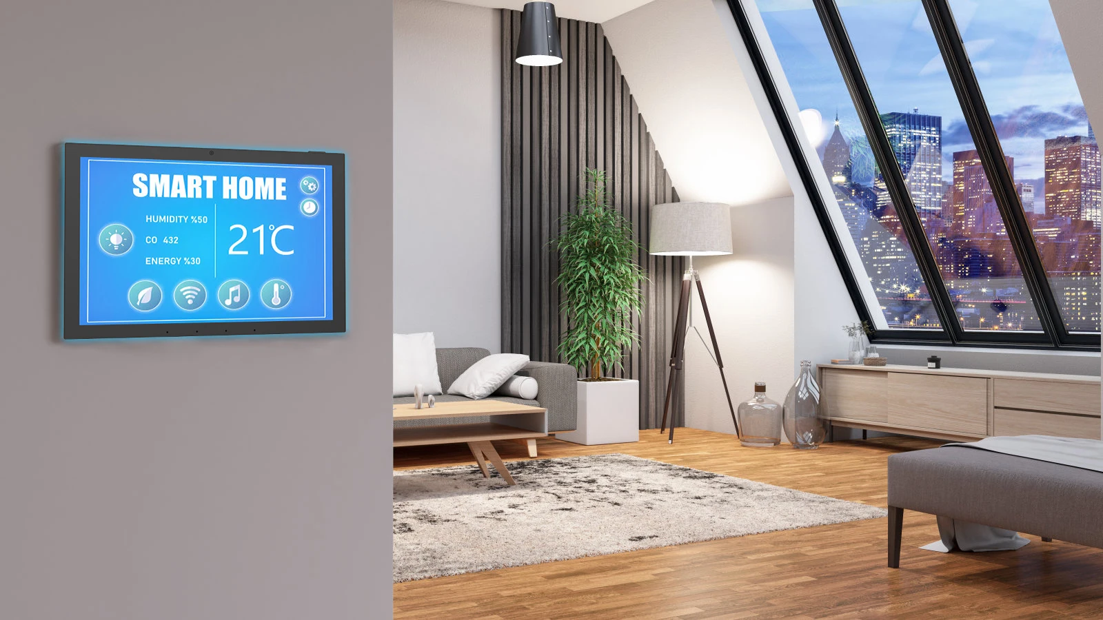 MS10-Inch Android 14 4 + 64GB Smart Home Automation Tablet IPS Display com Painel de Controle Touchscreen Método de Aplicativo