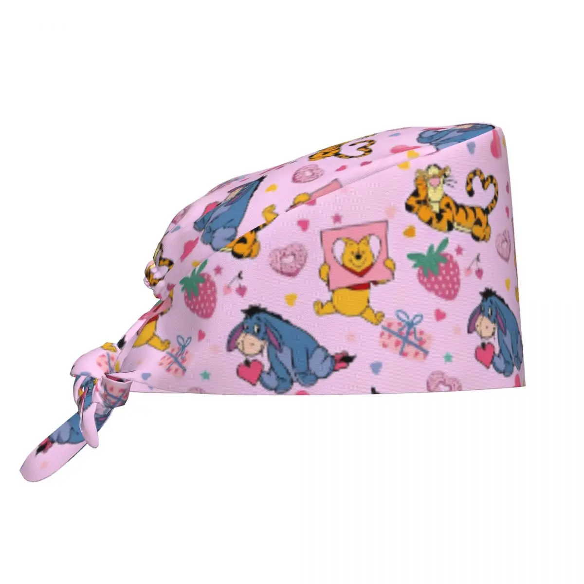 Winnie The Pooh-gorras para colgar en globos, gorros de belleza para mascotas, gorro quirúrgico veterinario para mujeres, agencia de cuidado de mascotas, gorros de trabajo médico veterinario