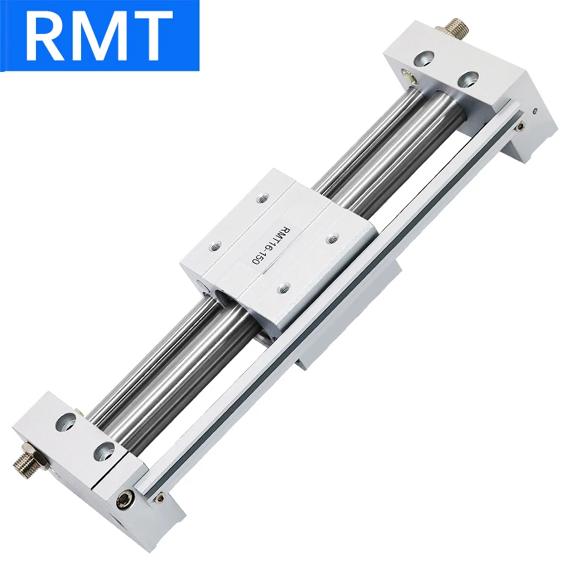 RMT16/20/25/32/40-300/400/500S Long Stroke Magnetic Couple Rodless Air Pneumatic Cylinder