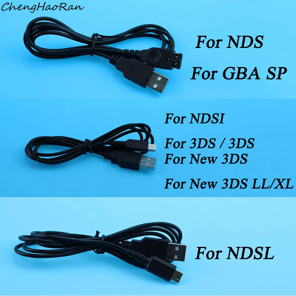 ChengHaoRan 1Pcs USB Charging Advance Line Cord Charger Cable compatible for Nintend For NDSL NDSi NDS For GBA SP For 3DS XL LL