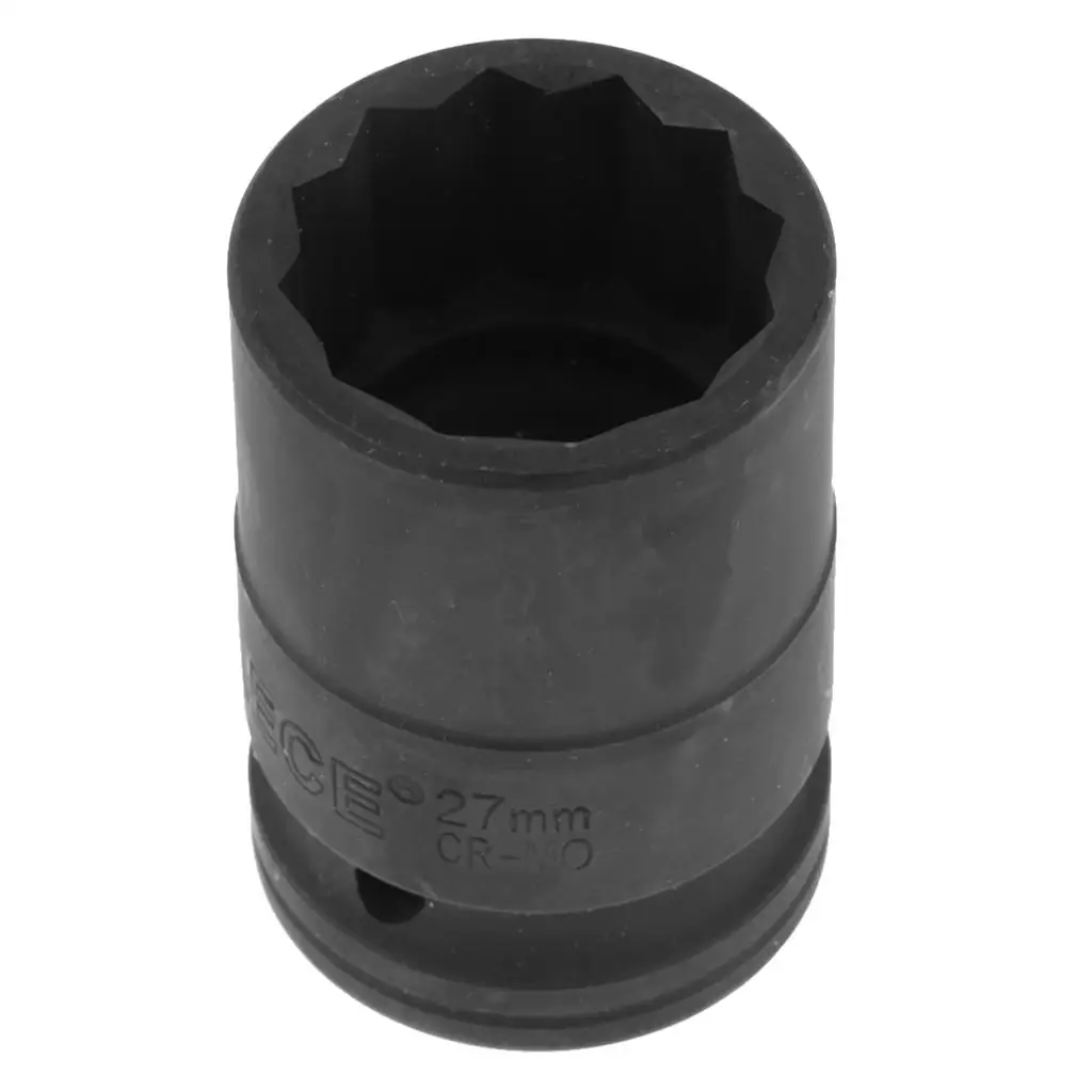 3/4 inch Square Drive Metric Deep Impact Socket, 12 Point, 27mm