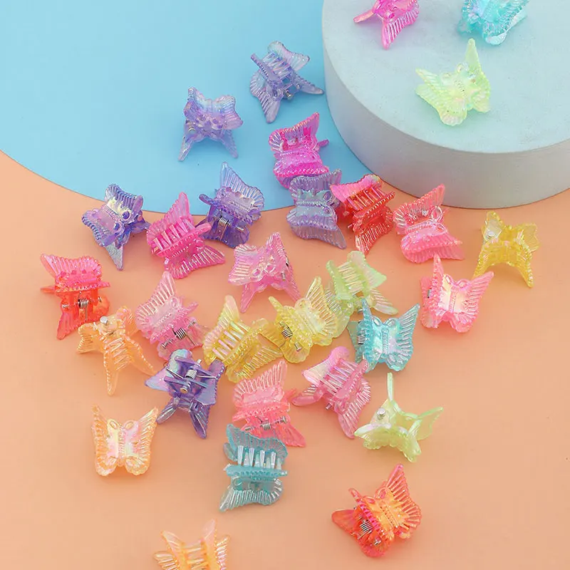 Mini Hair Claw Clip For Baby Girls Butterfly Hairpin Women Daisy Claw Clips Kid Hair Accessories Tiny Hair Claws Pins Clamps