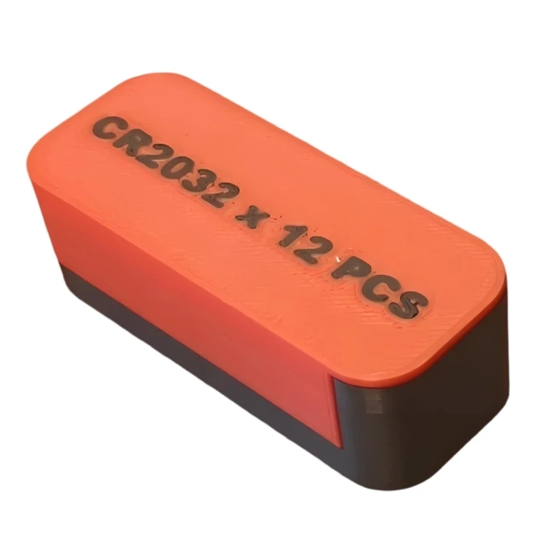 A5YD Battery Storage Case Pull Out 12 Slot Coin Cell Box, Sliding Tray for Spare Battery Sorting, Repair Drawer and Tool Bag