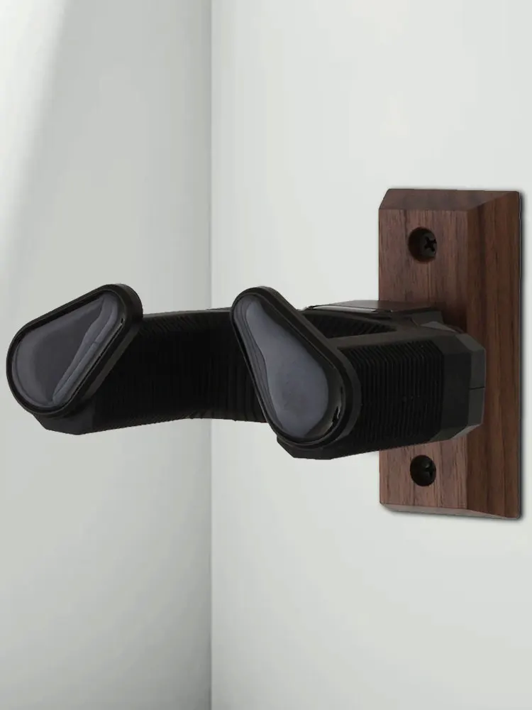 خشبية الغيتار شماعات هوك عدم الانزلاق حامل الغيتار حامل العالمي الغيتار حمالة تعليق جدارية للجيتار الكهربائي القيثارة باس #5