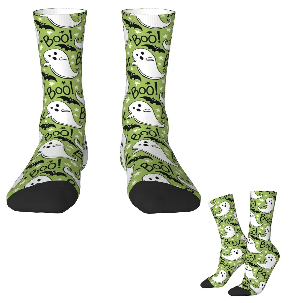 Halloween Pumpkins Ghost (7) Socks Harajuku Stockings Men Soft Running Socks Winter Design Non Slip Socks