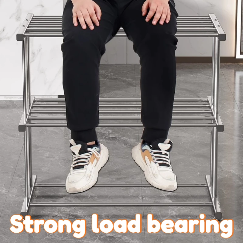 Strong Load Bearing Bathroom Accessories Multilayered Towel Racks Durable Towel Holder Rust Proof Clothes Hanger Household