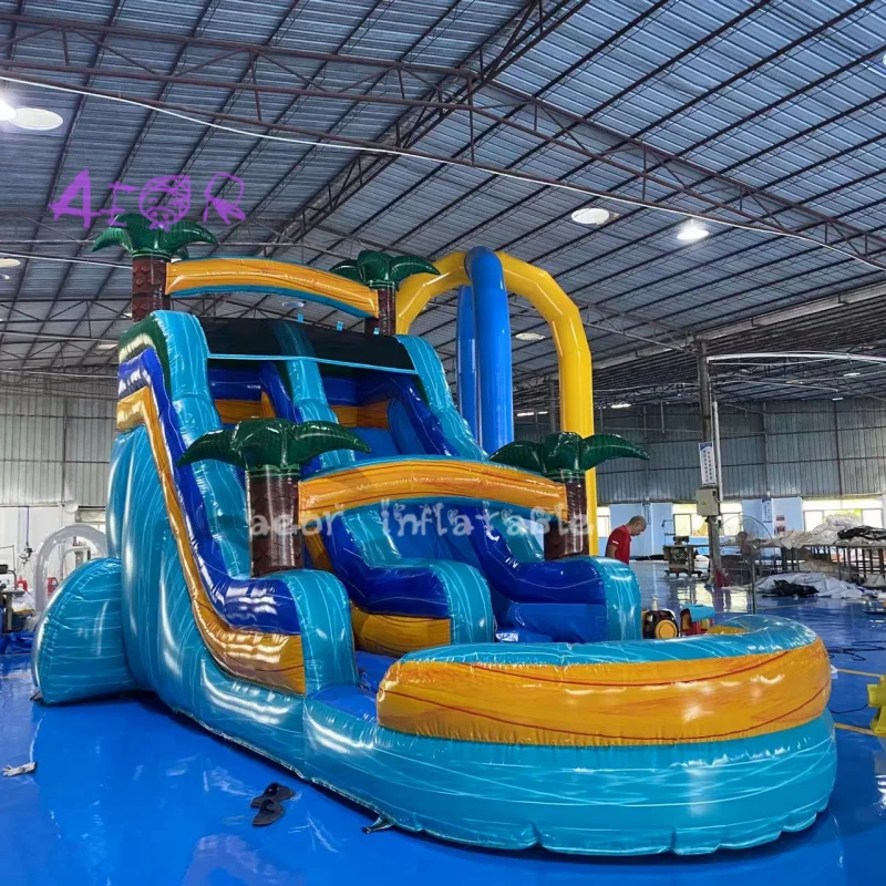 

Hot Sale Water Slide Inflatable Commercial Inflatable Water Slide With Pool Inflatable Water Slides Wholesale