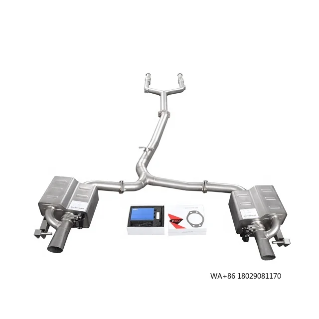 

CGW Remote Control and Manual Toggle Switch Car Exhaust Muffler Catback with Valves for W212 E320 3.0T