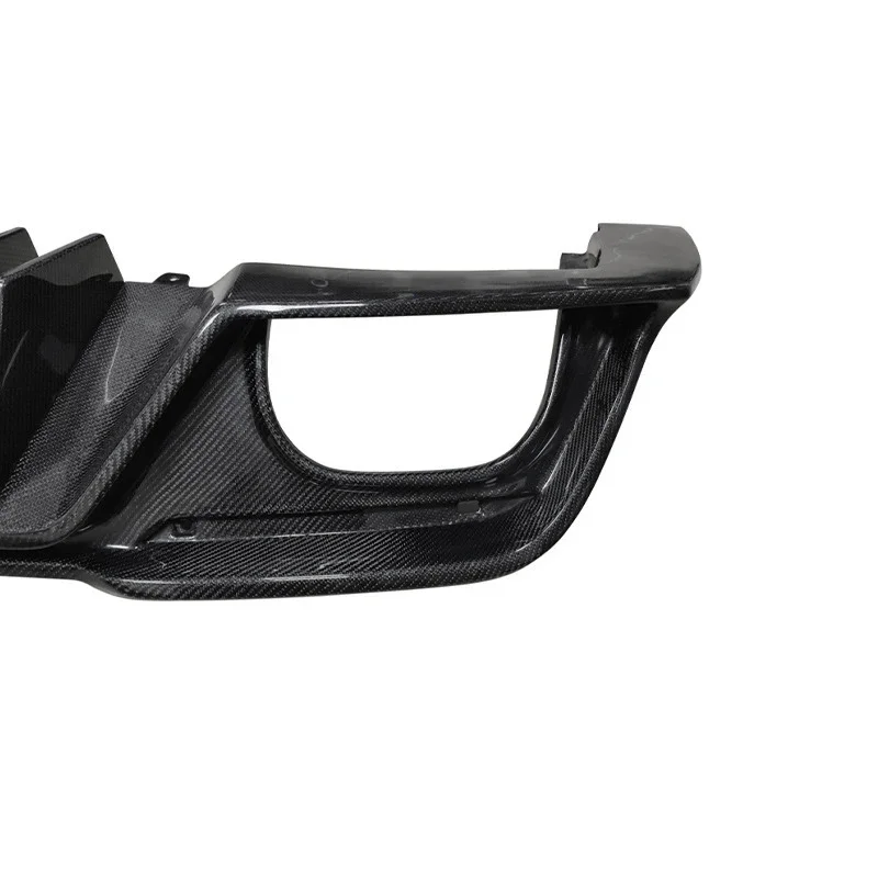 Carbon Fiber Rear Tail Lip Diffuser Spoiler for Mustang 2018 2019 2020 2021 2022 Rear Bumper Guard 4 Outlet Car Styling