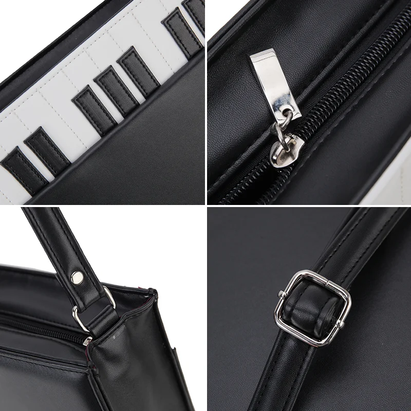 Vintage Piano Shaped Purses and Handbags for Women Lolita Shoulder Bag Young Girls Kawaii Crossbody Bag Female Messenger Bag