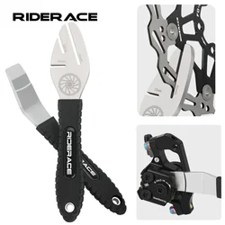 Bicycle Hydraulic Oil Disc Piston Push Bike Disc Rotor Alignment Tool Cycling Disc Brake Correction Wrench Adjustment Tool