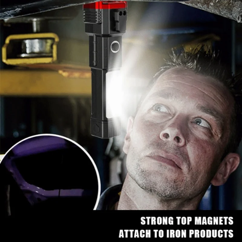 Multi-Function Safety Hammer Flashlight Outdoor self-defense flashlight Super Bright Adventure Lighting