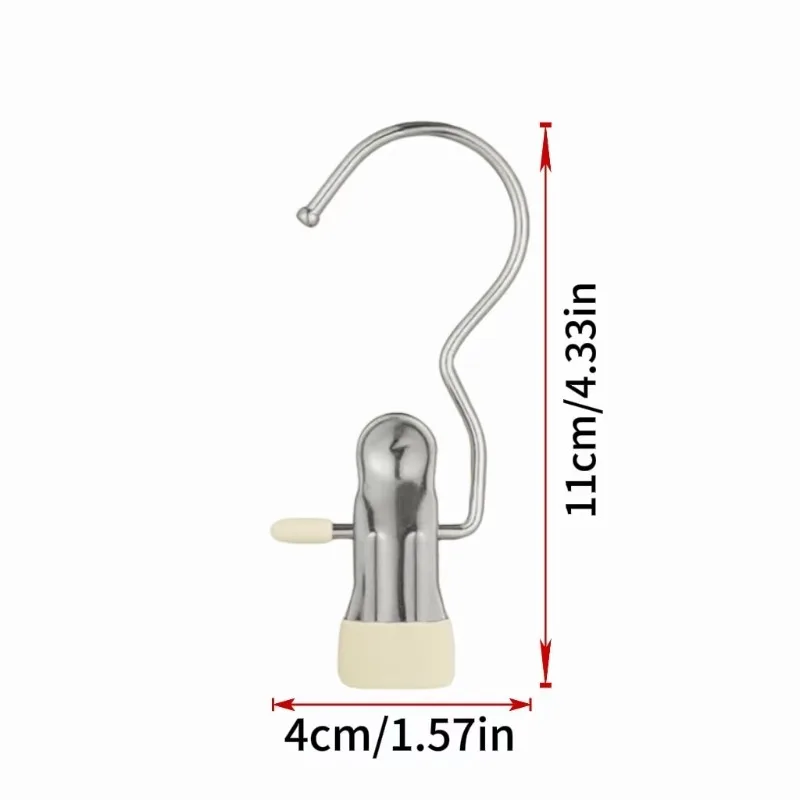 5-20 قطعة الفولاذ المقاوم للصدأ السراويل الشماعات مع السنانير توفير المساحة الجينز الشماعات مقاطع الغسيل متعددة الوظائف المنزل التخزين المنظم