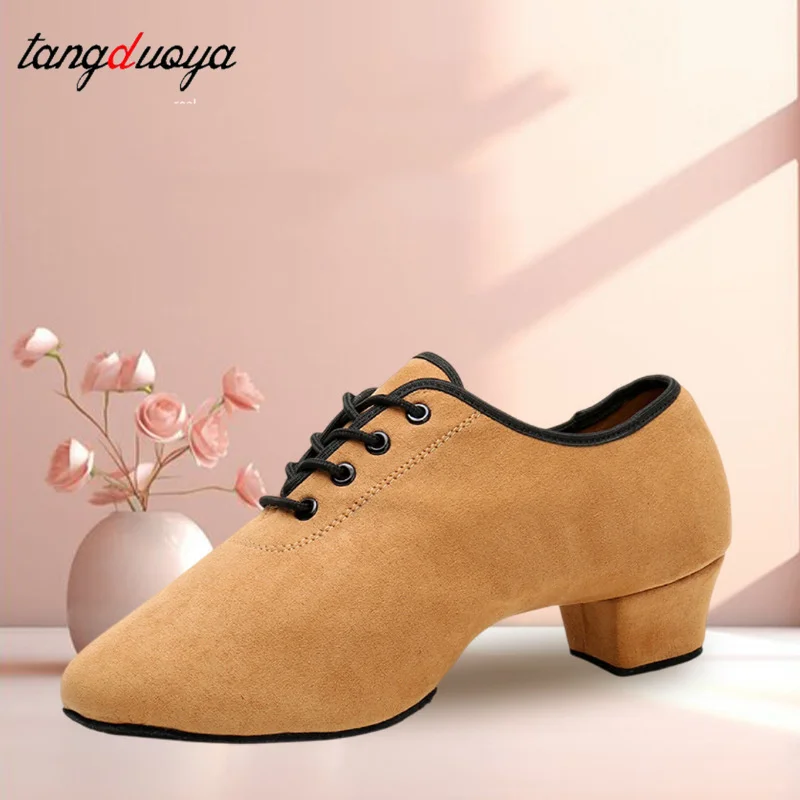 

Мужская и женская обувь для латинских танцев, мягкая домашняя современная обувь для бальных танцев, обувь для учителей, танцевальные кроссовки, большие размеры 45