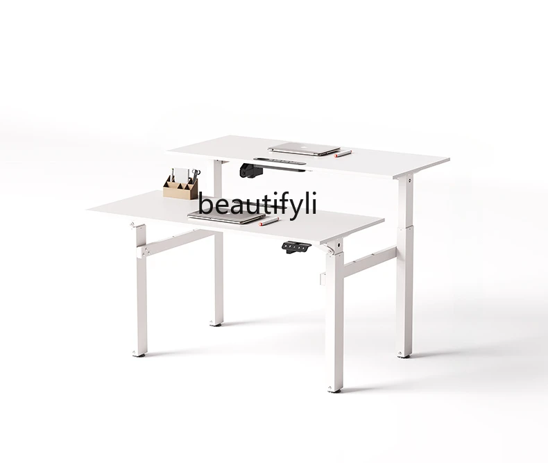 Modern Minimalist Electric Living Desk Smart Computer Desk Staff Double Staff Desk Standing Workbench office furniture