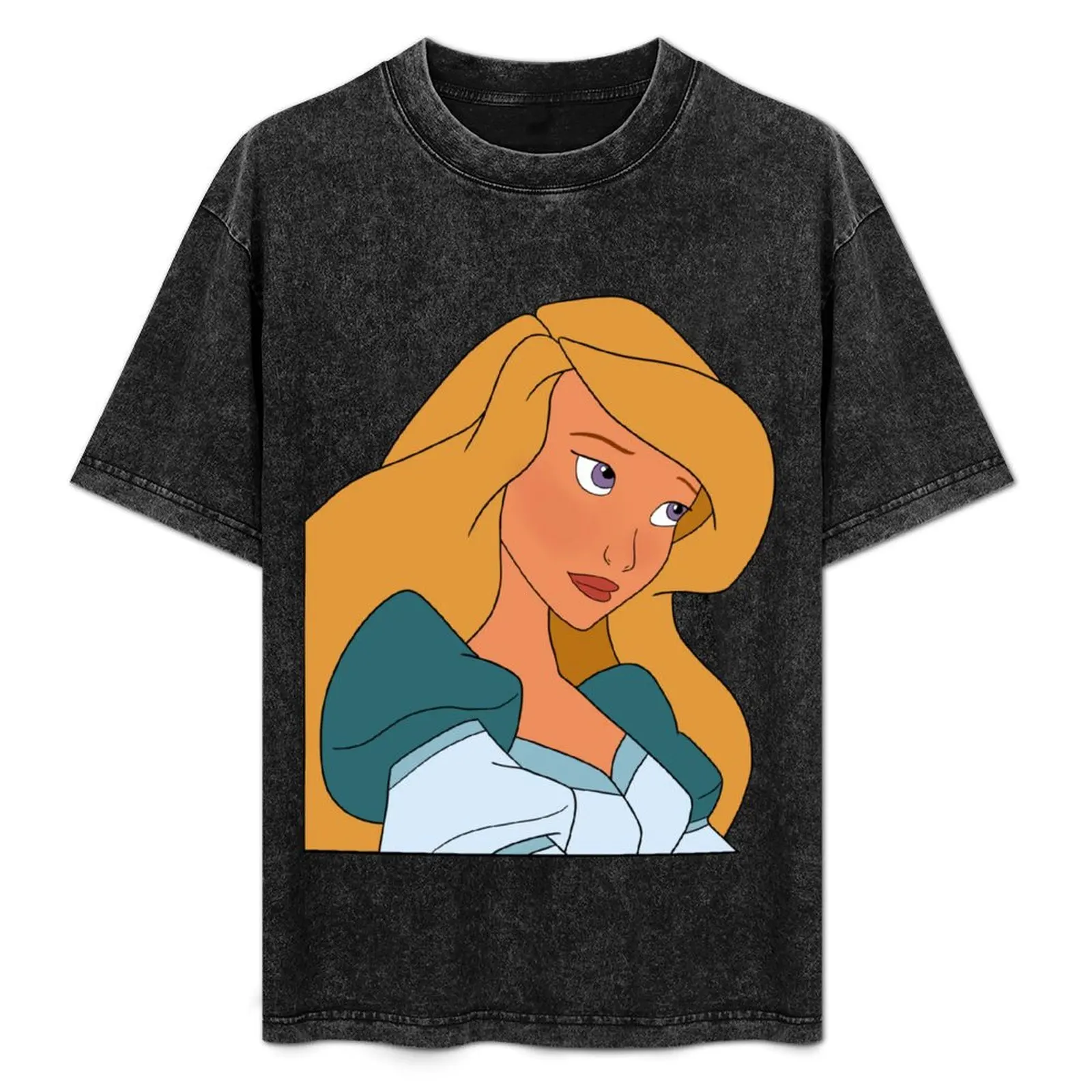 Blushing Odette-The Swan Princess Sticker T-Shirt Street Fashion Casual Tee Shirt