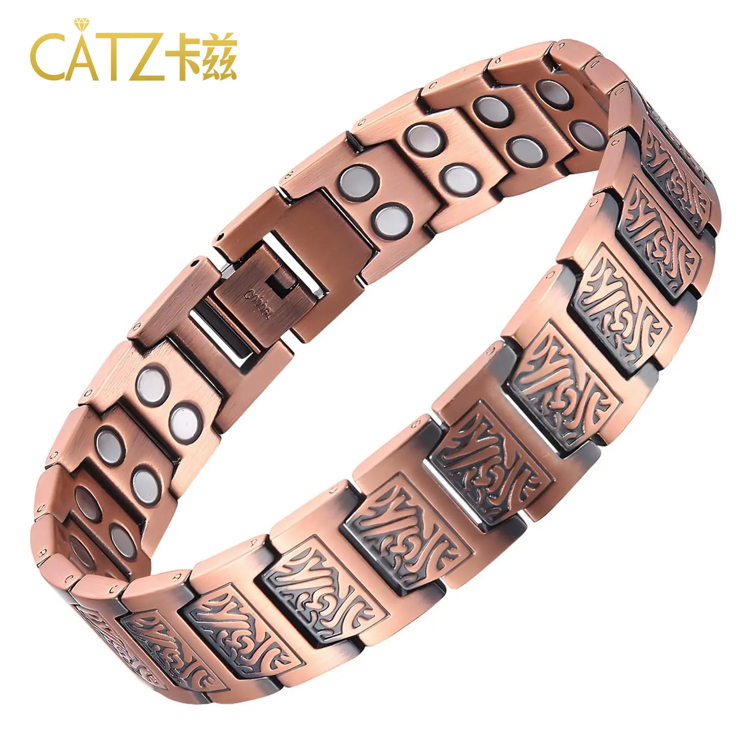 

CATZ Pure Copper Magnetic Bracelet, 100% Pure Copper And Magnets For Treating Arthritis, Gift For Boyfriend