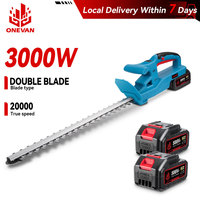 ONEVAN 3000W Electric Hedge Trimmer 20inch 20000RPM High-Speed Cutting Tool For Garden&Commercial Lithium For Makita Battery Pin