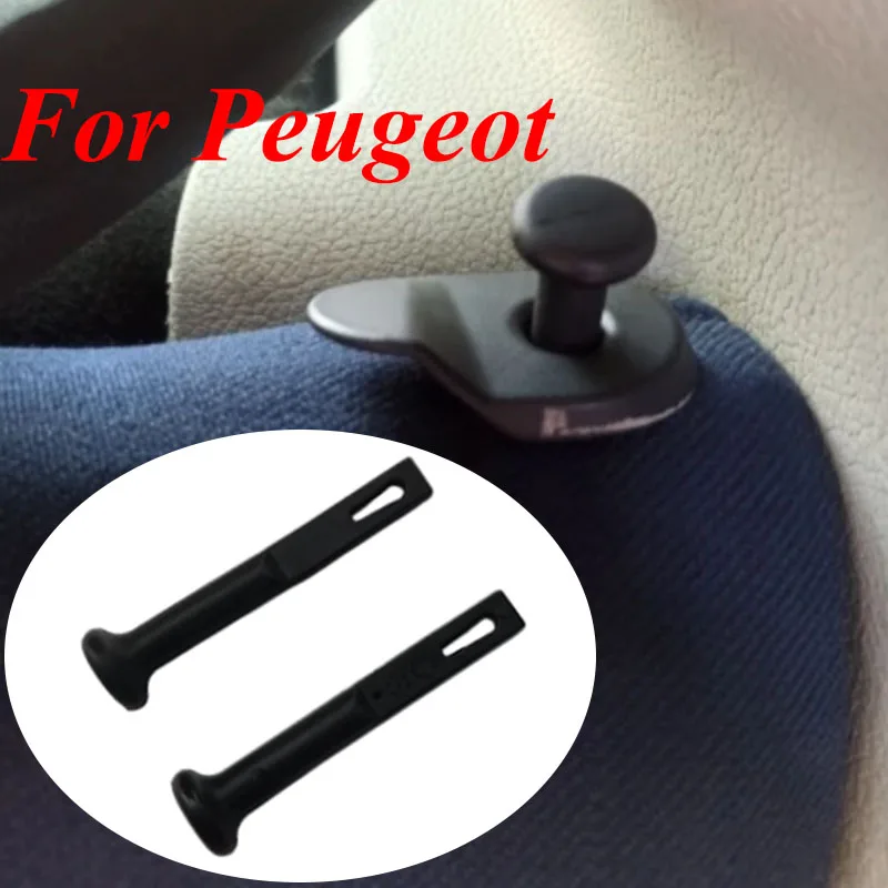 1/2X Suporte para Botão de Controle da Dobradiça do Banco Traseiro 9628671877 Para Peugeot 206 207 206Rc 206gti Citroen C2
