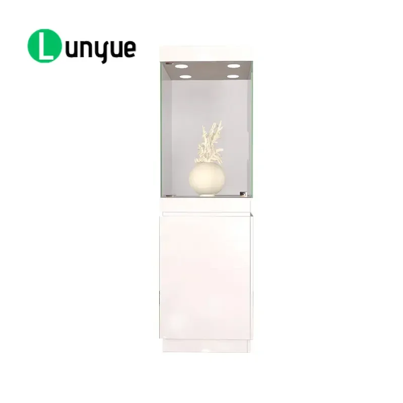 Metal Exhibition Glass Display Cabinet for Antique Calligraphy Painting Museum Showcase Cultural Relics Counter Customizable