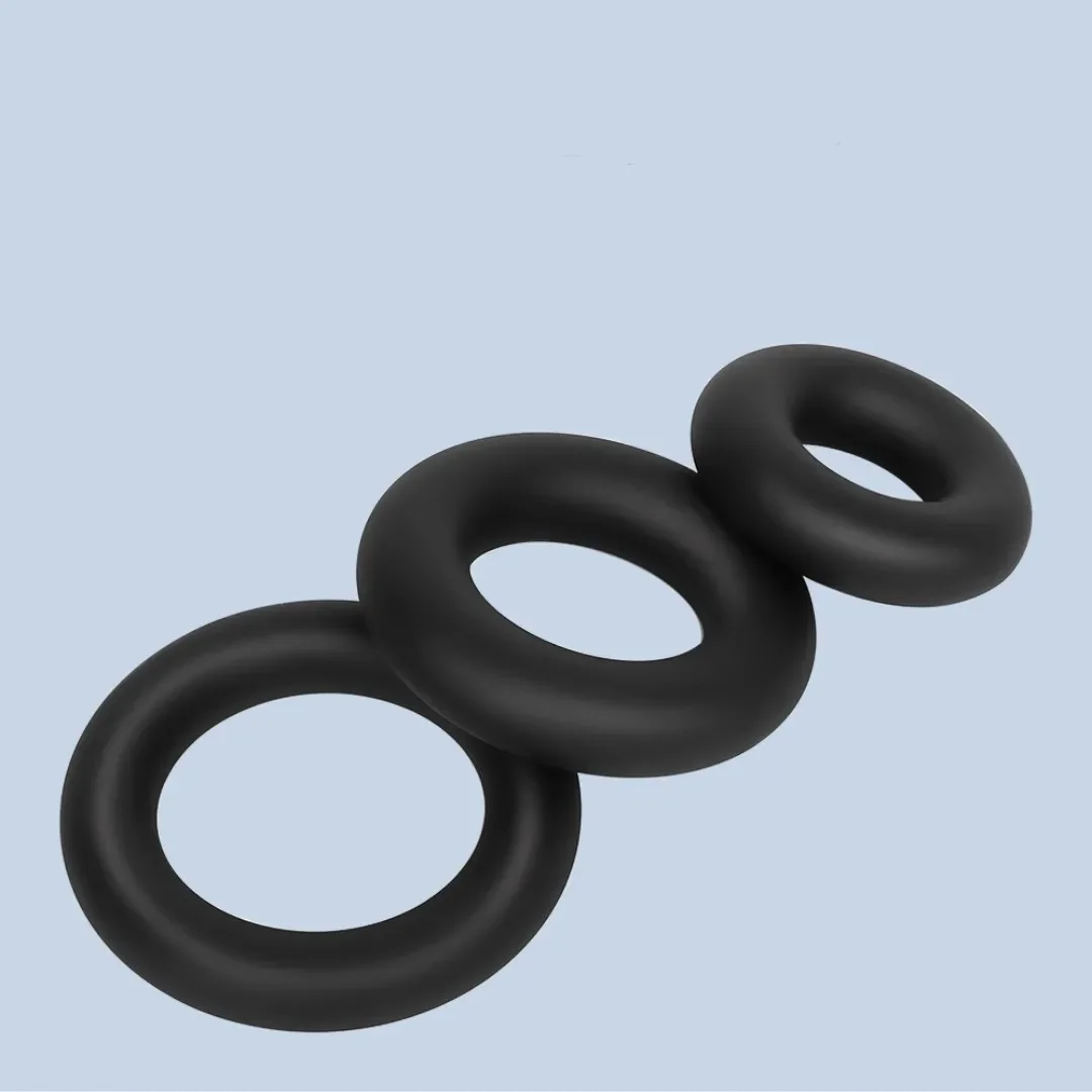 Silicone Cock Ring Penis Delay Ejaculation Enhance Erection Sex Toys for Men Foreskin Lock Semen Ring Cock Cage Sex Shop