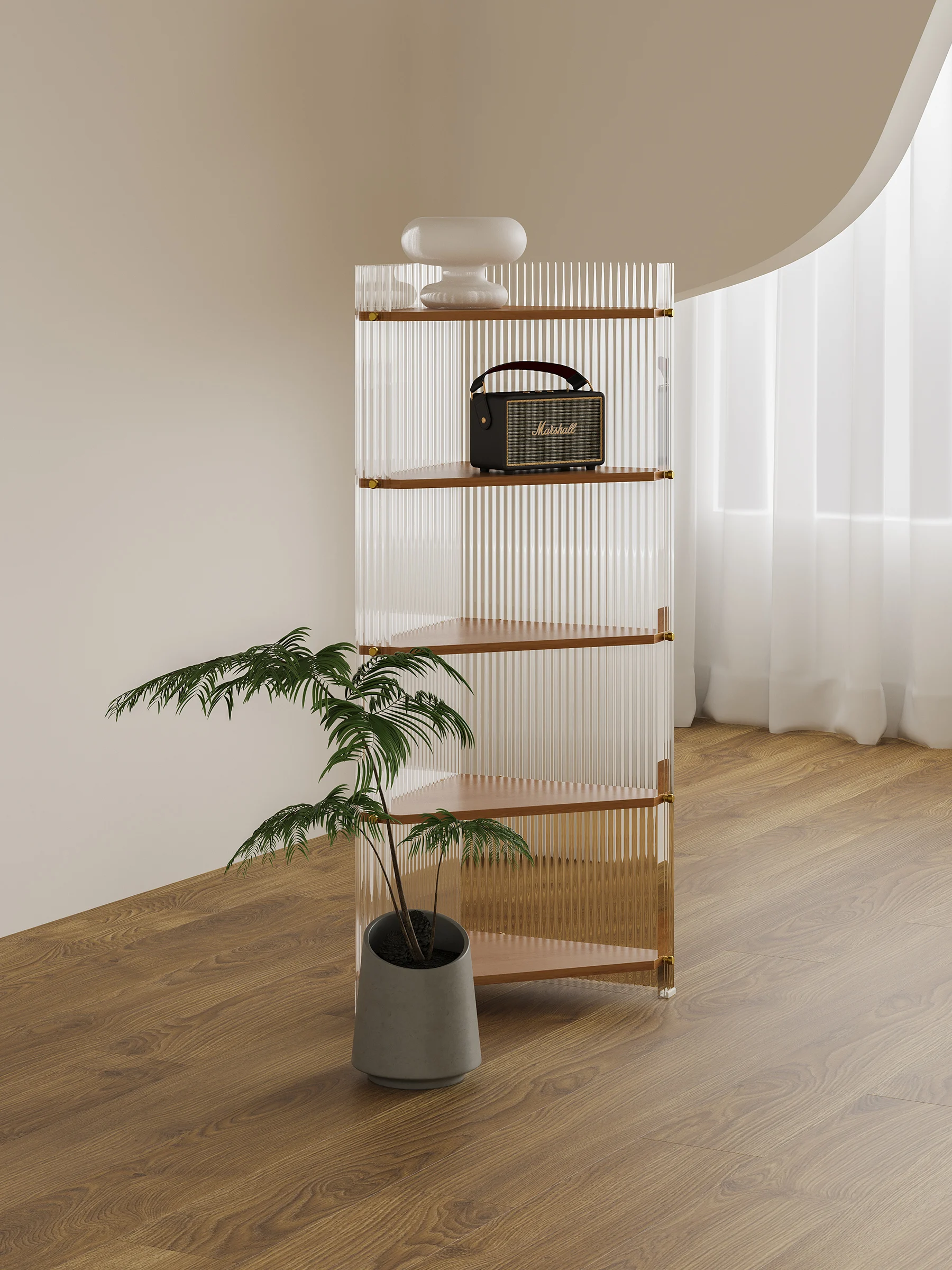 Minimalist Instagram Wall Triangle Storage Rack Multi functional  Cabinet Commercial Home Atmosphere Furniture