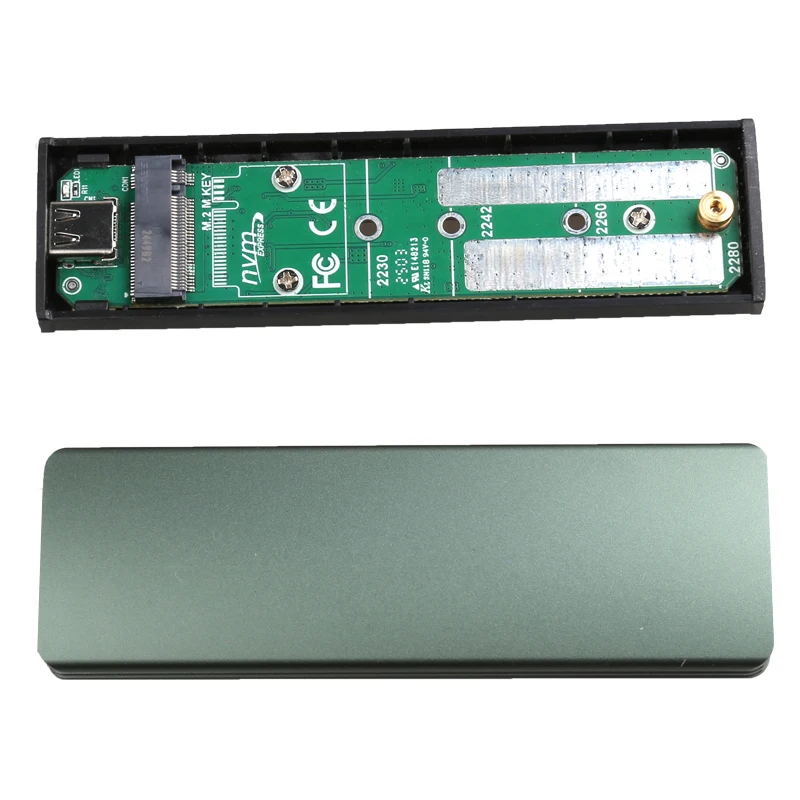 Externe Festplattenbox M2 NVMe Gehäuseadapter m.2 auf NVME Festplattengehäuse M2 NVMe Box Spiel Dockingstation High Speed