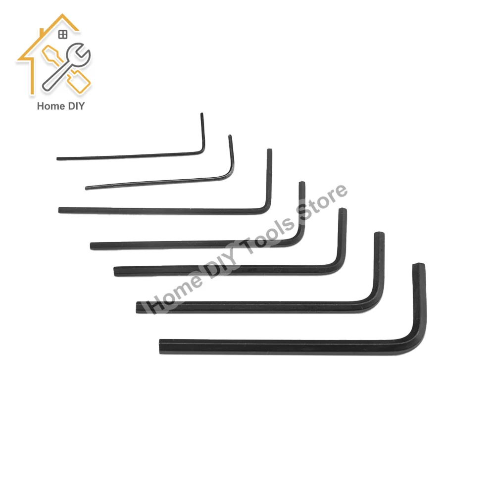 7 pçs/set multifunções allen wrench 0.7 3 3mm mini hexágono hex allen chave conjunto liga chave de aço chave chave de fenda kit ferramentas manuais