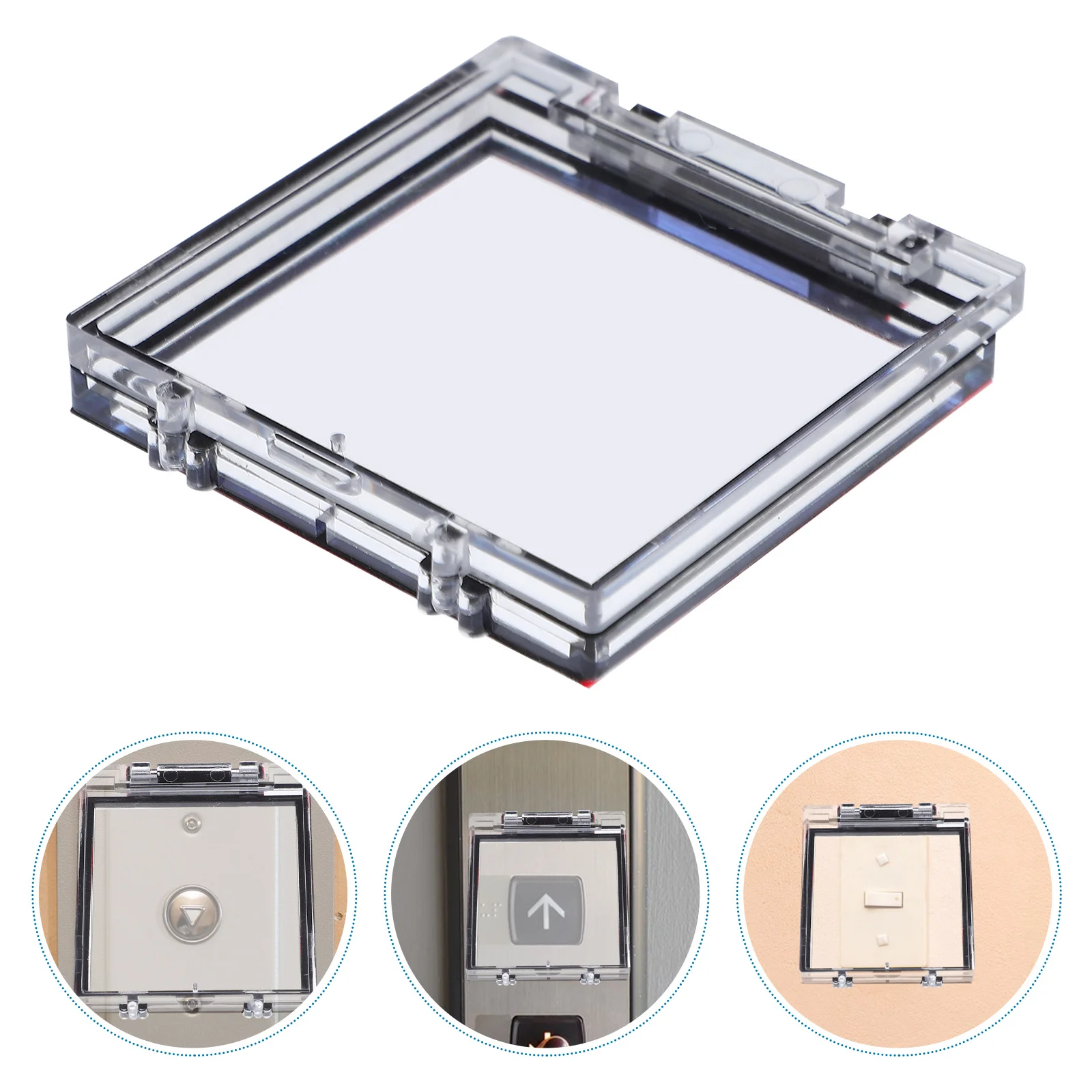 

Transparent Elevator Button Protective Cover Anti-Accidental Touch Power Switch Guard Elevator Control Button Cover Door Control