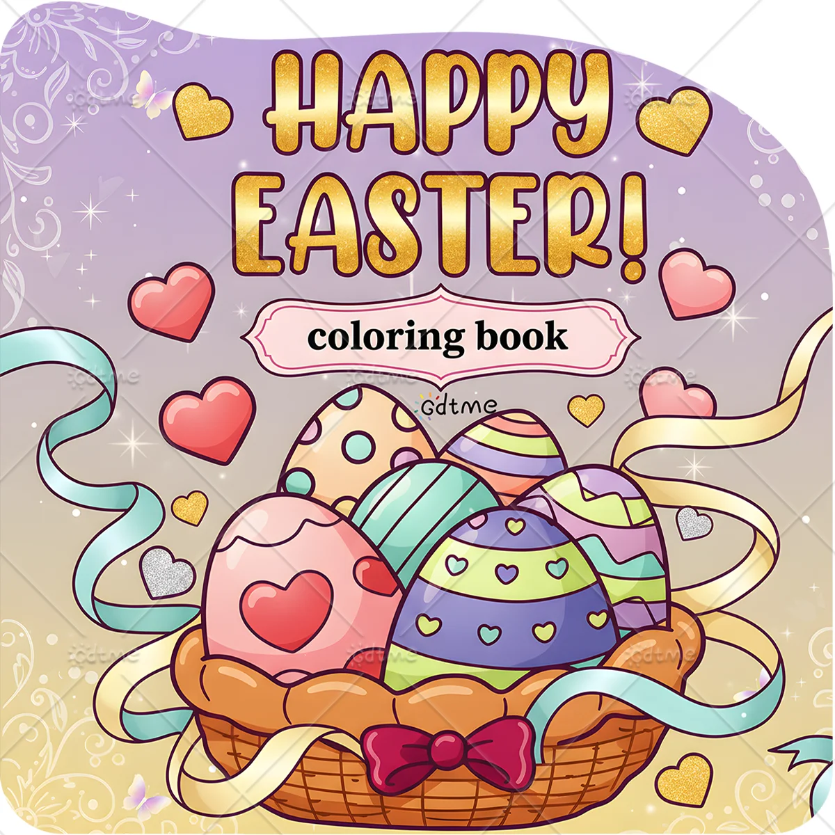 HAPPY EASTER Coloring Book for Adults Cute Cozy Daily Activities Irregular Patterns for Relaxation (Cozy Spaces Coloring)