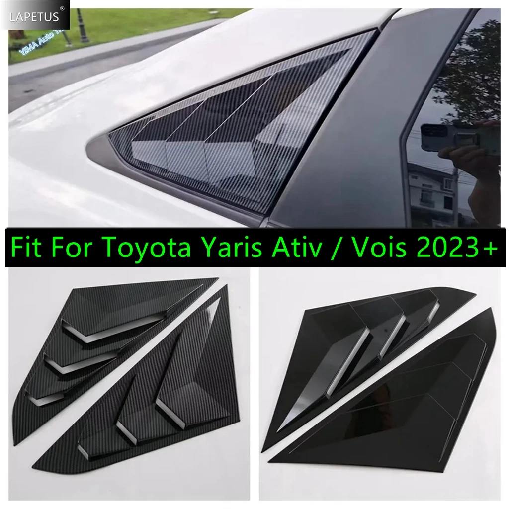 

Для Toyota Yaris Ativ/Vois 2023 2024, боковое вентиляционное отверстие, заднее окно, жалюзи, наклейка, крышка, отделка, авто внешние аксессуары